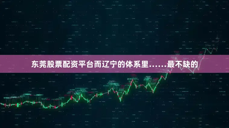 东莞股票配资平台而辽宁的体系里……最不缺的